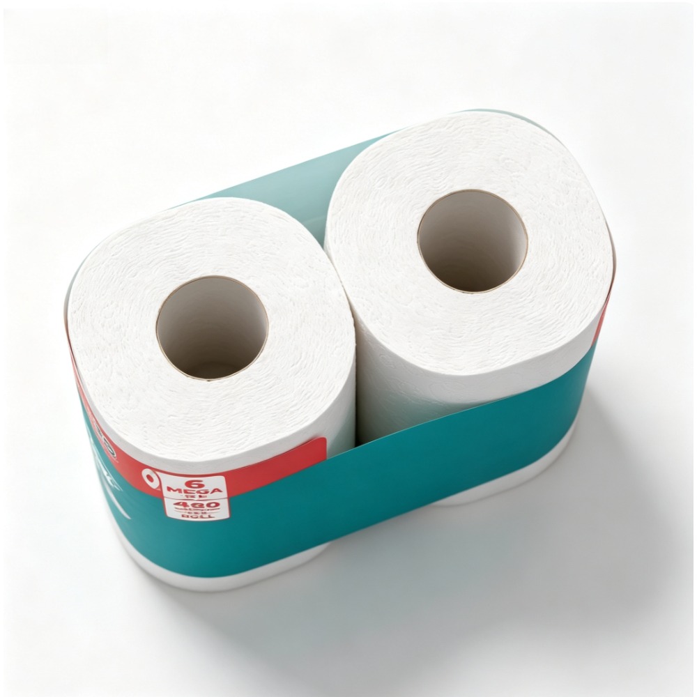 Home Bathroom Toilet - 2-Ply Toilet Paper 6 Mega XL