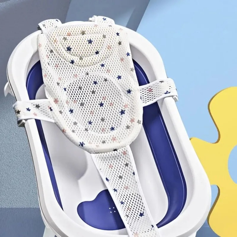 Non Slip Bath Mat - Baby Bath Cushion Pad, Newborn Bathtub