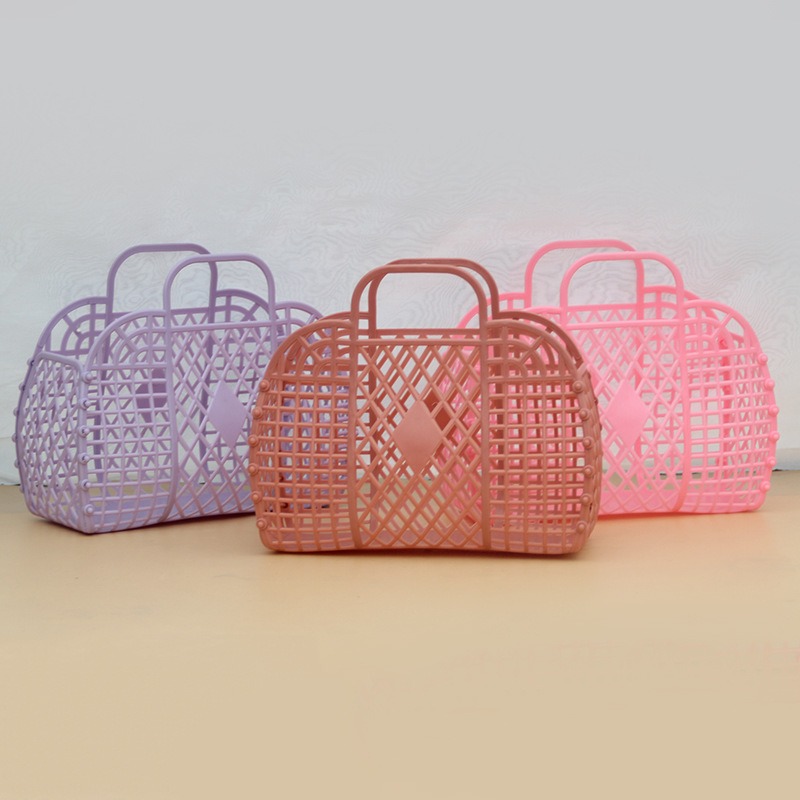 Home In Bathroom - Detachable Shower Basket Plastic Bath Jelly
