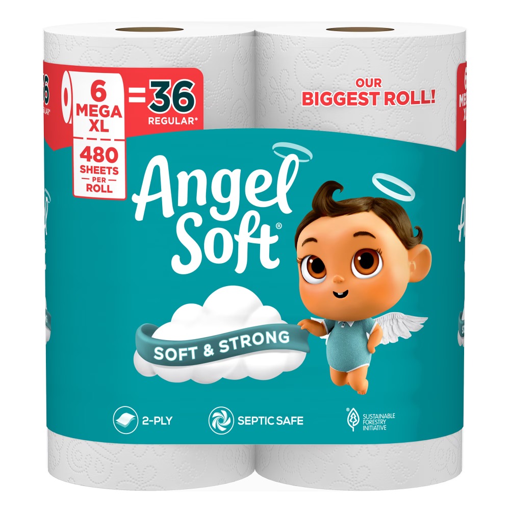 2-Ply Toilet Paper 6 Mega XL R - Home Bathroom Toilet ulasan dan harga