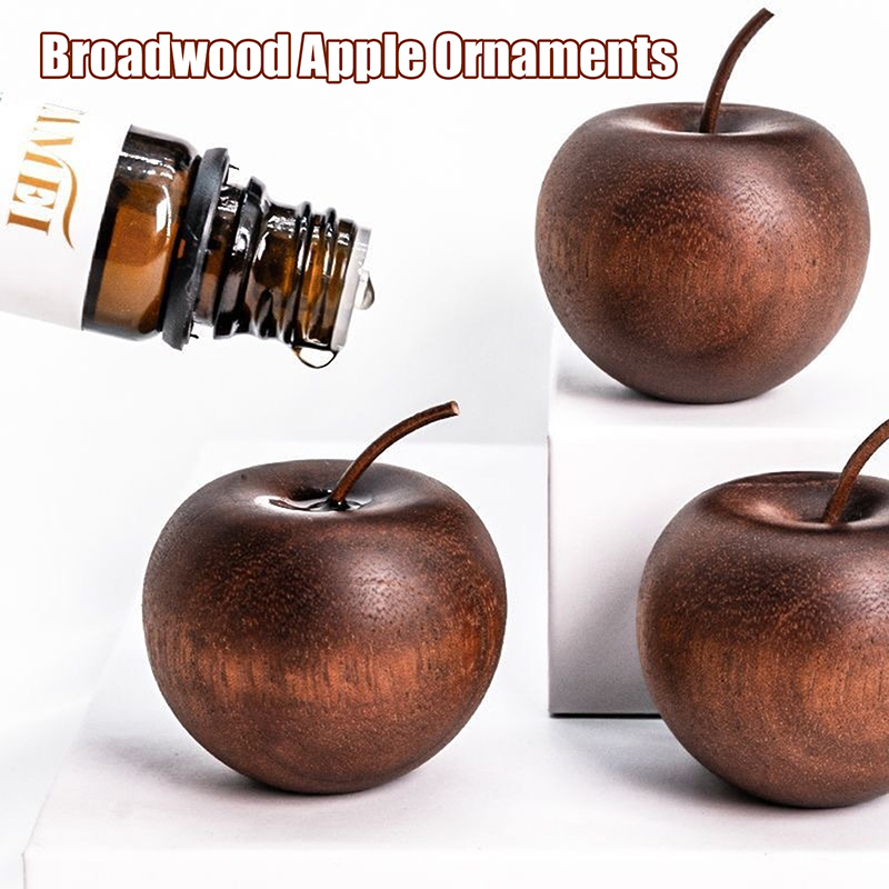 1PCS Of Wooden Apple Shaped Es - Home Bathroom Essentials ulasan dan harga