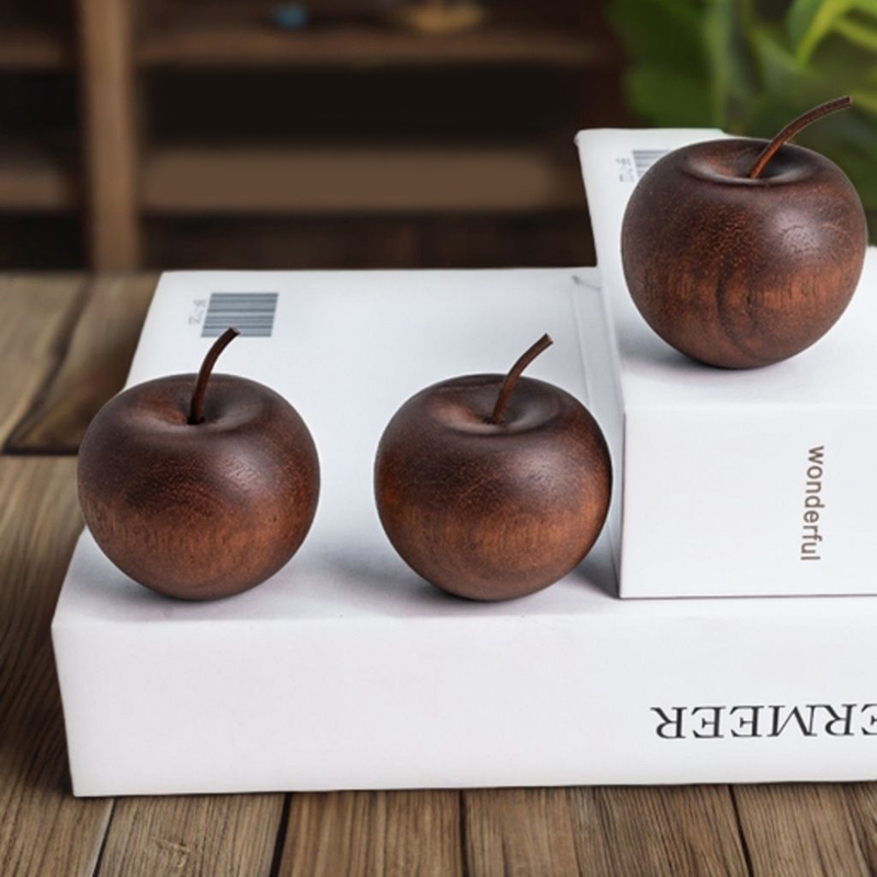 1PCS Of Wooden Apple Shaped Es - Home Bathroom Essentials ulasan dan harga
