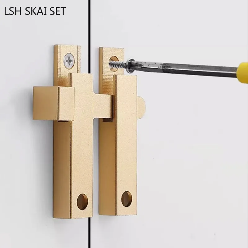 1Pc Aluminium Alloy Door Latch - Home Hardware Bathroom Cabinets ulasan dan harga