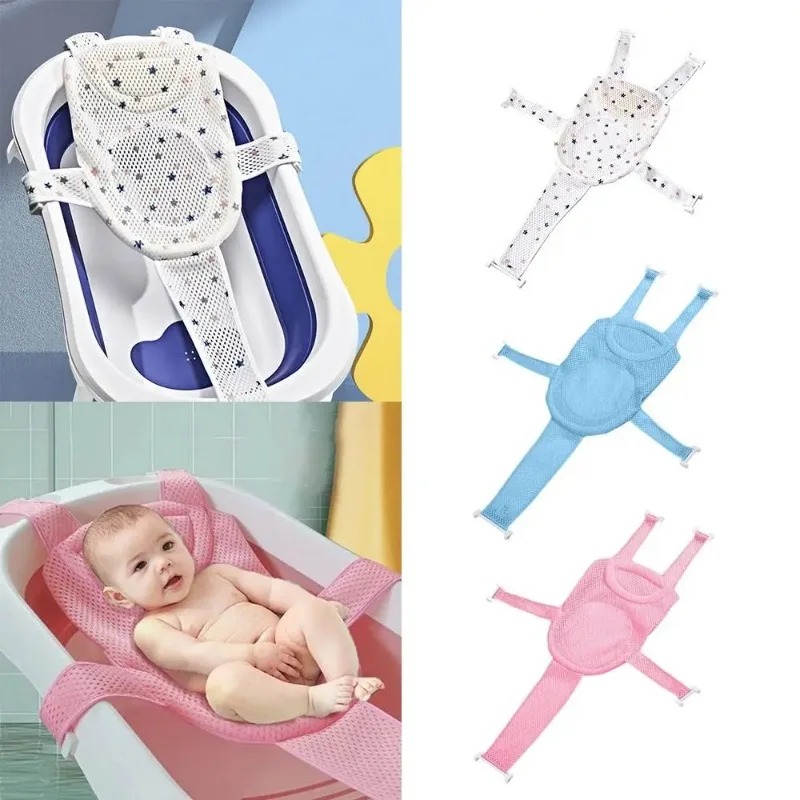 Baby Bath Cushion Pad, Newborn - Non Slip Bath Mat ulasan dan harga