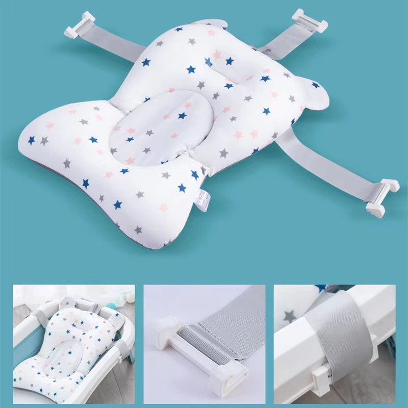 Baby Bath Seat Support Mat Inf - Non Slip Bath Mat ulasan dan harga