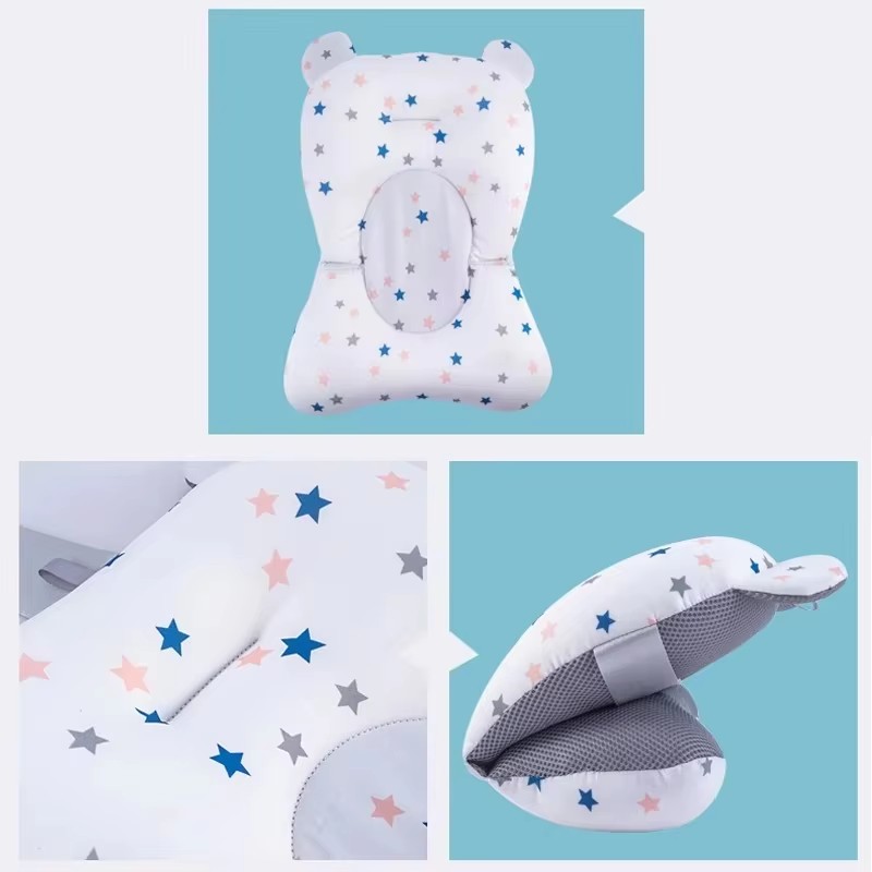 Baby Bath Seat Support Mat Inf - Non Slip Bath Mat ulasan dan harga