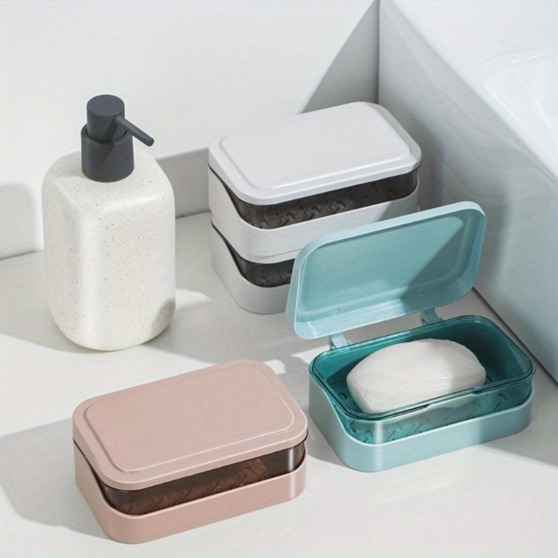 Bathroom Soap Dish With Lid Ho - Home Bathroom Essentials ulasan dan harga