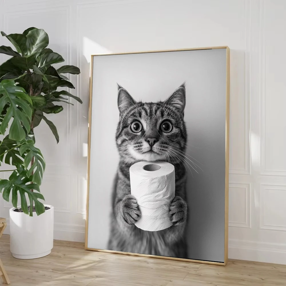 Highland Cow Otter Cat  Raccoo - Home Bathroom Toilet ulasan dan harga
