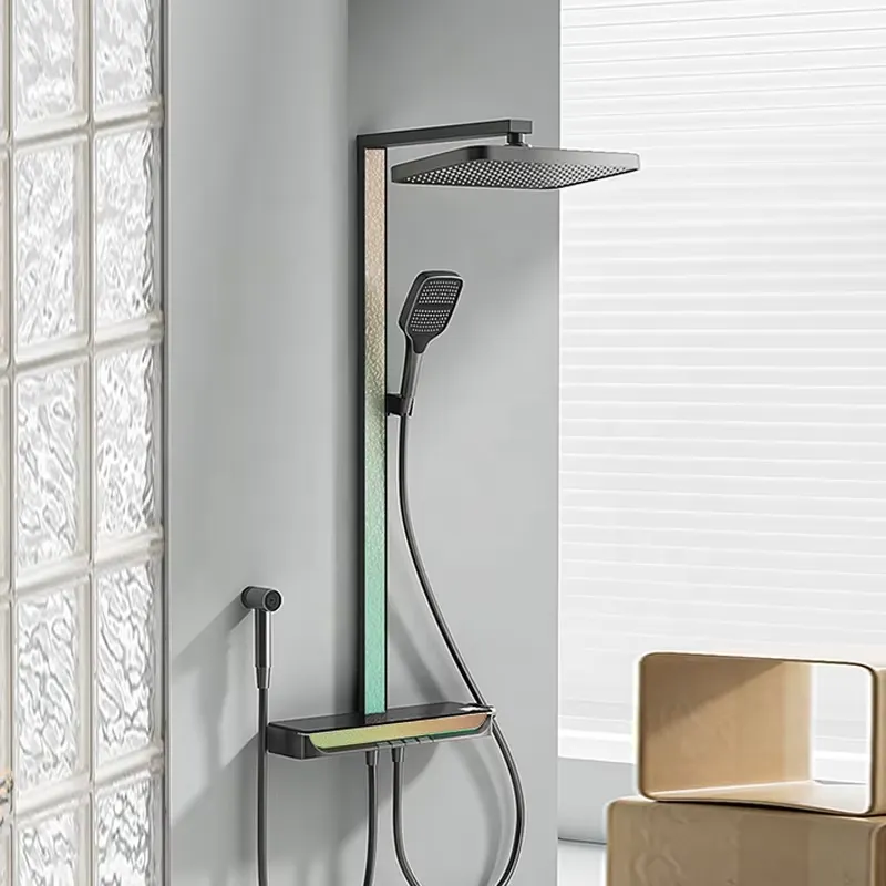 Brass Digital Waterfall Shower - Home In Bathroom ulasan dan harga