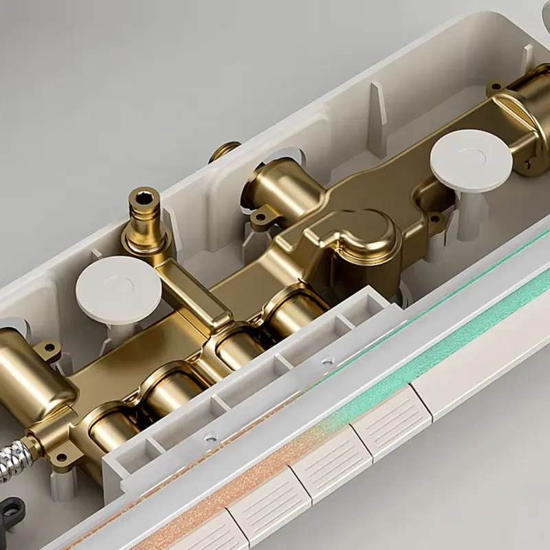 Brass Digital Waterfall Shower - Home In Bathroom ulasan dan harga