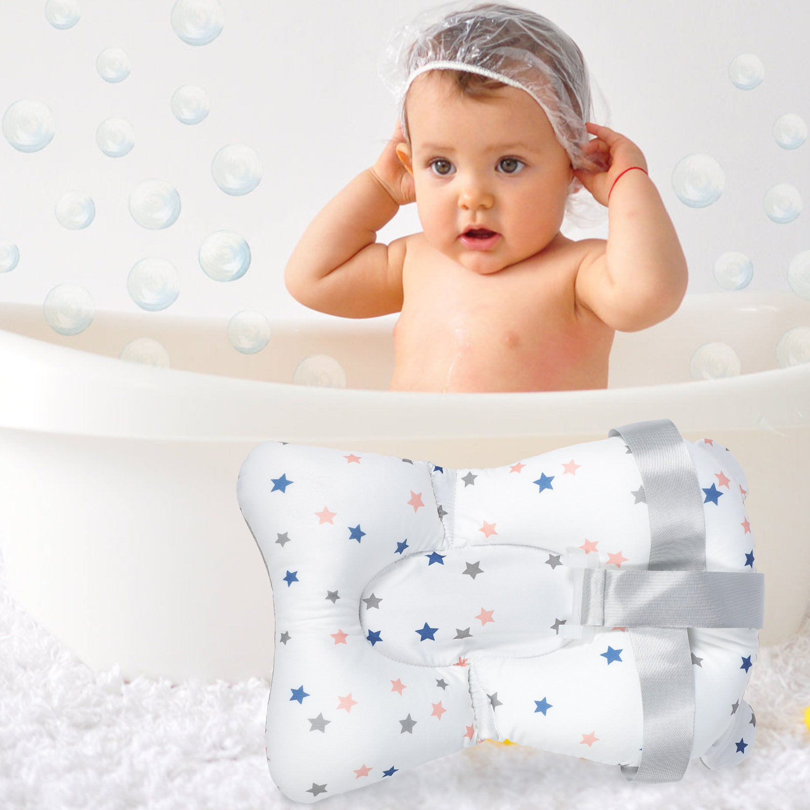 1Pcs Baby Bath Mat Non-Slip Th - Non Slip Bath Mat ulasan dan harga