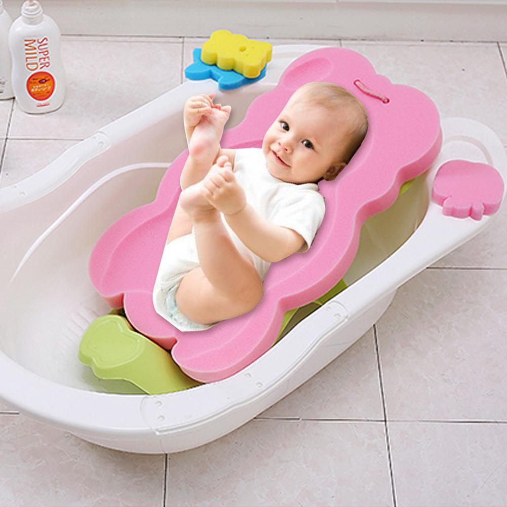 Portable Baby Bath Holder Non- - Non Slip Bath Mat ulasan dan harga