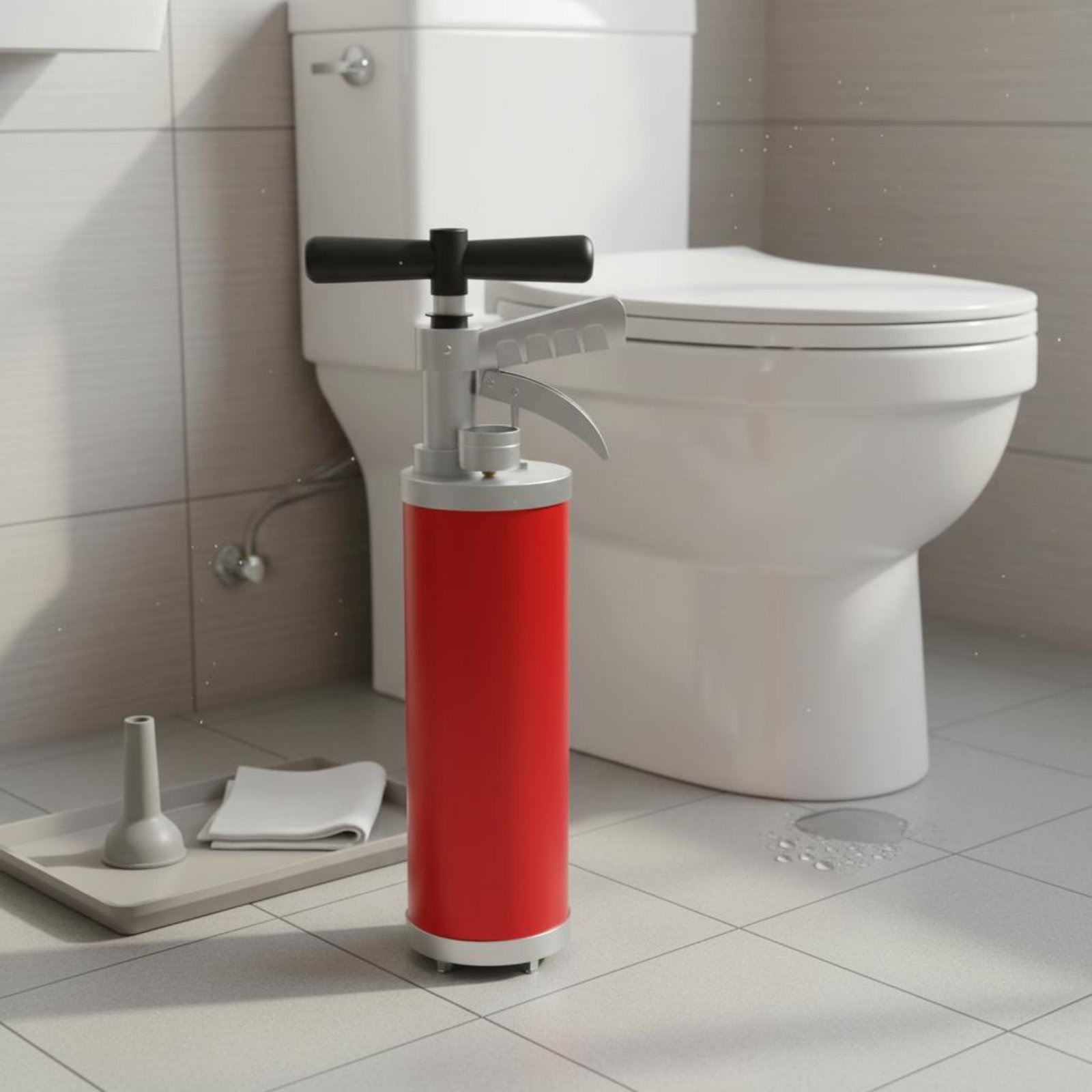 Air Pressure Drain Unclogger Q - Home Bathroom Pressure Pump ulasan dan harga