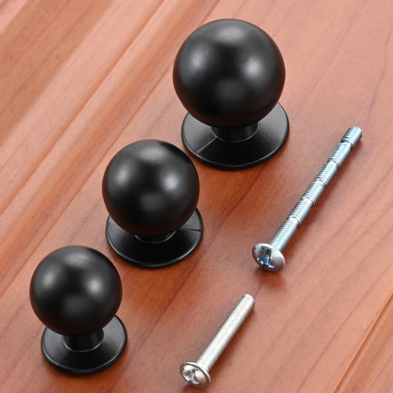 6pcs Black Modern Cabinet Door - Home Hardware Bathroom Cabinets ulasan dan harga