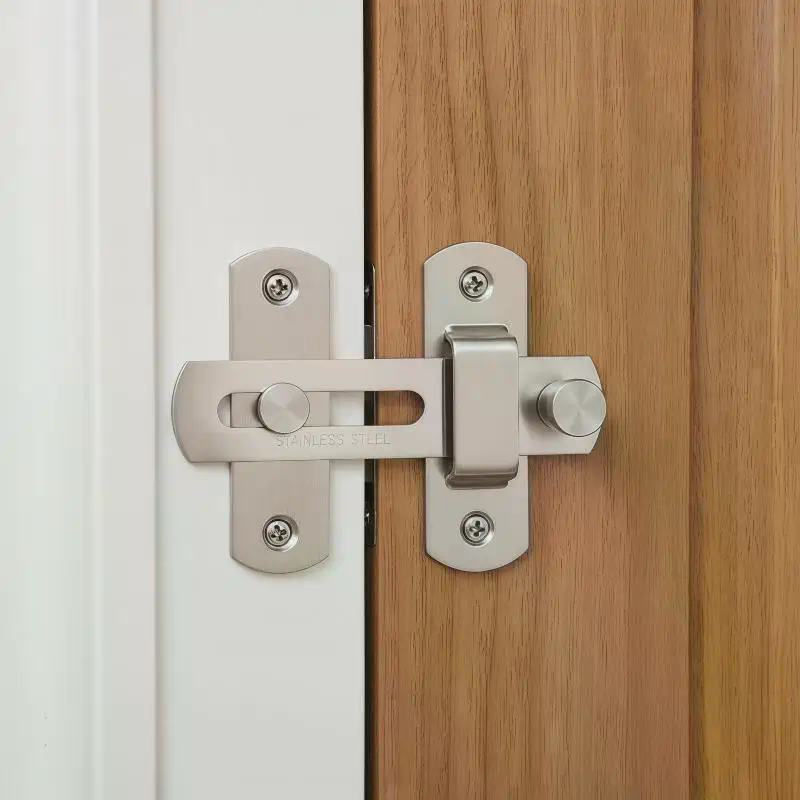 Thick Stainless Steel Door Lat - Home Hardware Bathroom Cabinets ulasan dan harga
