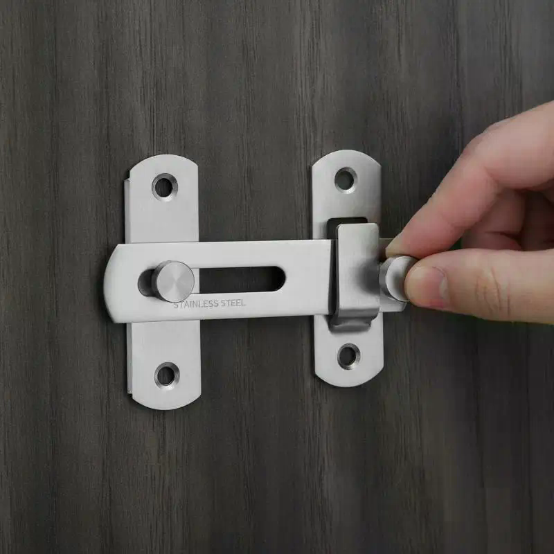 Thick Stainless Steel Door Lat - Home Hardware Bathroom Cabinets ulasan dan harga