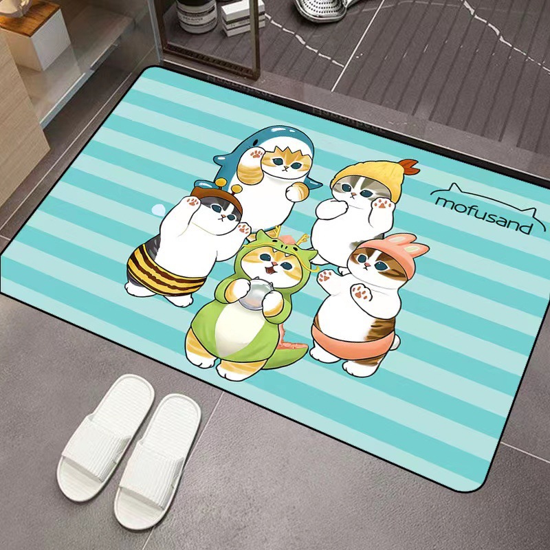 Mofusand Cartoon Diatom Mud Ab - Home Bathroom Toilet ulasan dan harga