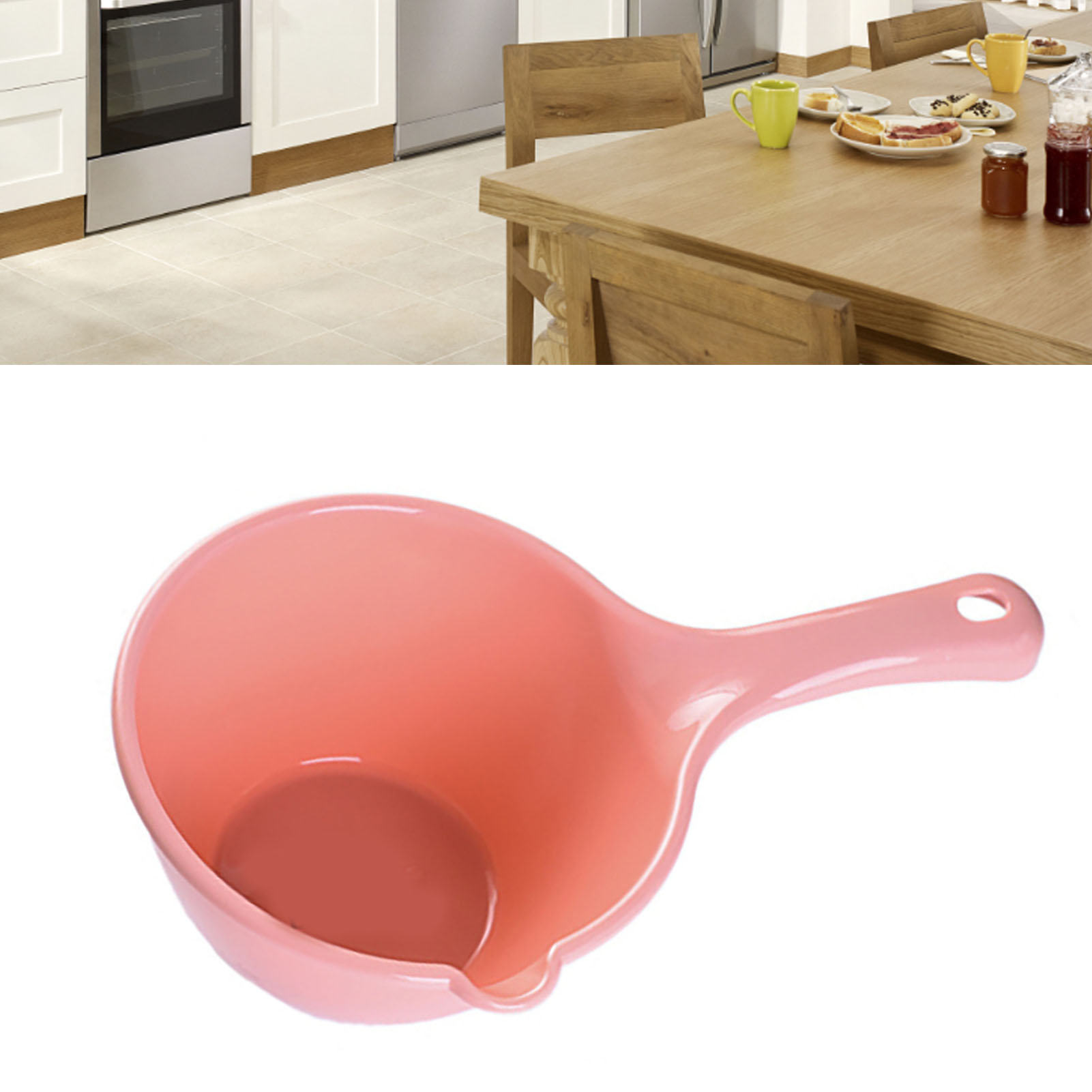 Plastic Water Ladle Bath Ladle - Home Bathroom Essentials ulasan dan harga