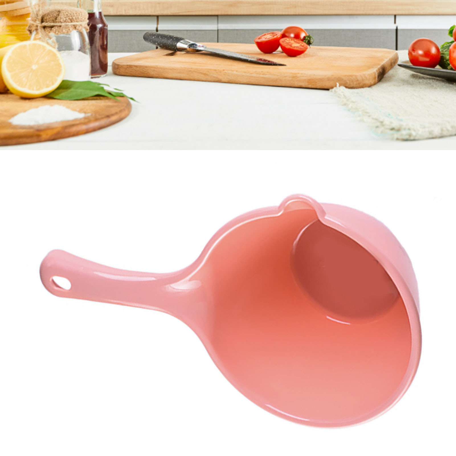 Plastic Water Ladle Bath Ladle - Home Bathroom Essentials ulasan dan harga