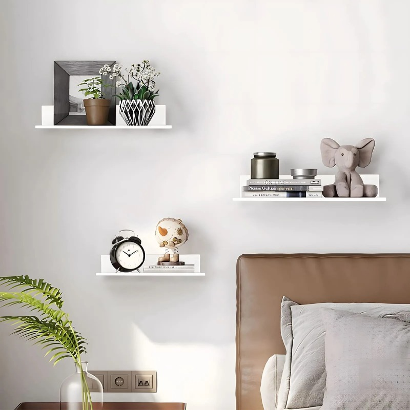 Metal Floating Shelves Wall Mo - Home Bathroom Essentials ulasan dan harga