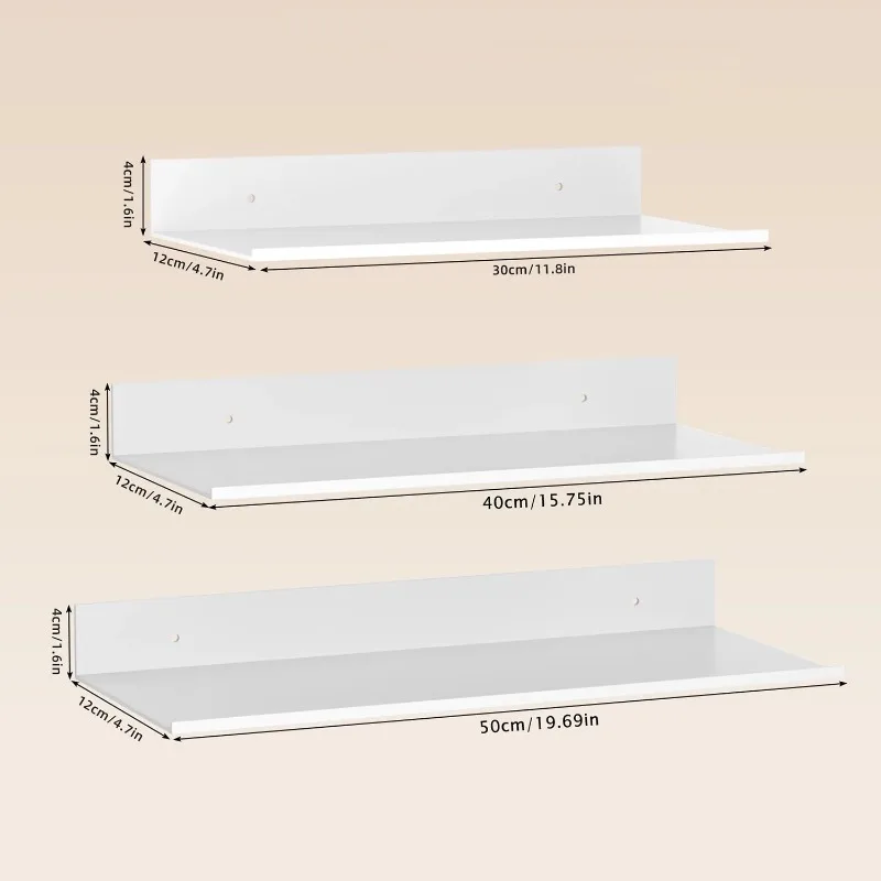 Metal Floating Shelves Wall Mo - Home Bathroom Essentials ulasan dan harga