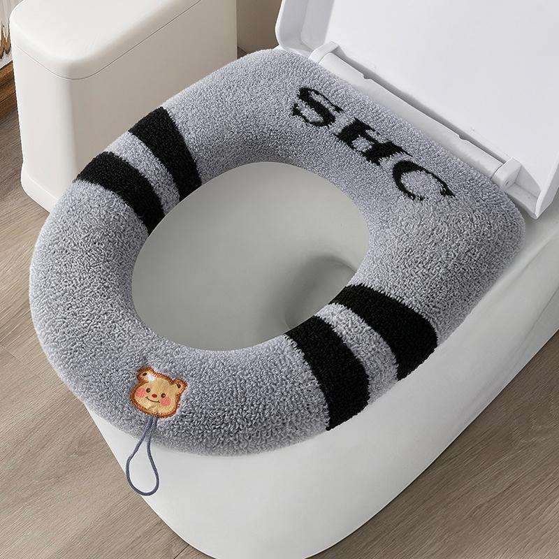 Toilet Seat Cover 1Pcs Soft Wa - Home Bathroom Essentials ulasan dan harga