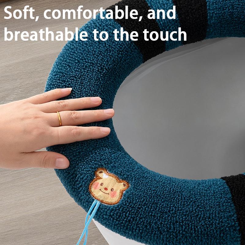 Toilet Seat Cover 1Pcs Soft Wa - Home Bathroom Essentials ulasan dan harga