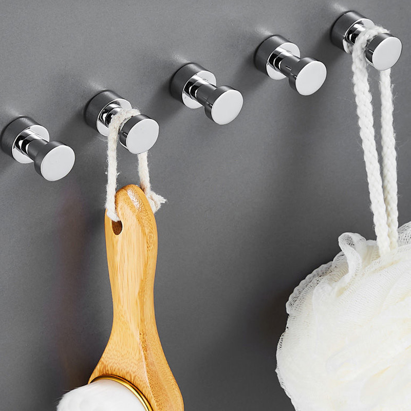 2/3/4/5pcs Brass Robe Hooks Ru - Home Bathroom Essentials ulasan dan harga