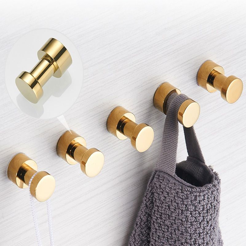 2/3/4/5pcs Brass Robe Hooks Ru - Home Bathroom Essentials ulasan dan harga